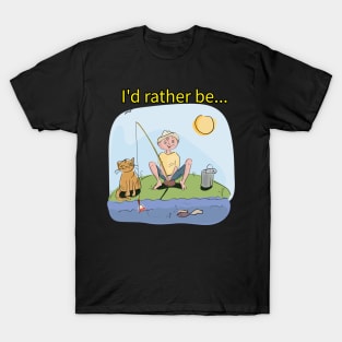 rather be fishing T-Shirt